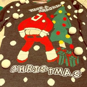 Crackin Christmas holiday sweater